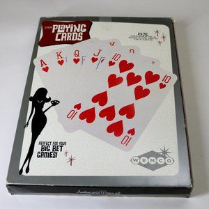 Jumbo Playing Cards Wemco 8x Larger Deck Gag Joke
